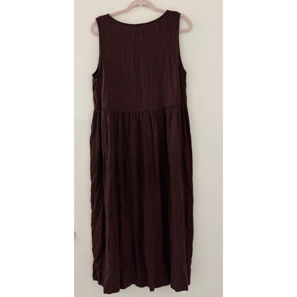 Putumayo Y2K Women's Red Black Jacquard Sleeveless Maxi Dress Size M lagenlook - Picture 2 of 5